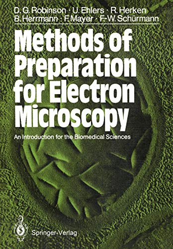 9783540175926: Methods of Preparation for Electron Microscopy: An Introduction for the Biomedical Sciences