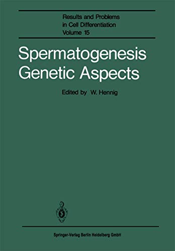 Imagen de archivo de Spermatogenesis :; genetic aspects a la venta por BIBLIOPE by Calvello Books