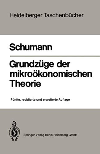 Stock image for Grundzge der mikrokonomischen Theorie. for sale by Steamhead Records & Books