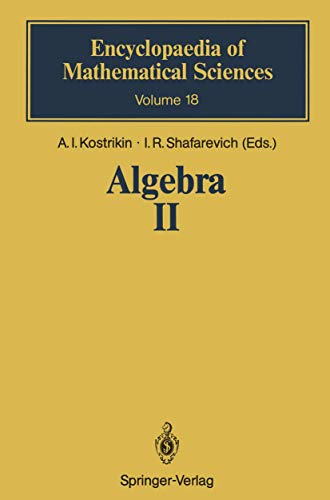 Stock image for Algebra II: Noncommutative Rings Identities (Encyclopaedia of Mathematical Sciences) (v. 2) for sale by dsmbooks