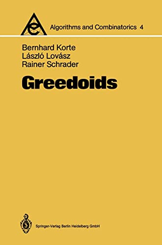 Greedoids (Algorithms & Combinatorics) - Korte, B.