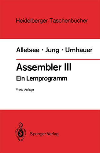 Stock image for Assembler III : Ein Lernprogramm for sale by Chiron Media