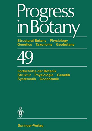 Stock image for Progress in Botany: Structural Botany Physiology Genetics Taxonomy Geobotany Fortschritte der Botanik Struktur Physiologie Genetik Systematik Geobotanik Behnke, H.-Dietmar; Esser, Karl; Kubitzki, Klaus; Runge, Michael and Ziegler, Hubert for sale by CONTINENTAL MEDIA & BEYOND