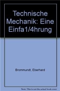 Stock image for Technische Mechanik for sale by Antiquariat Bookfarm