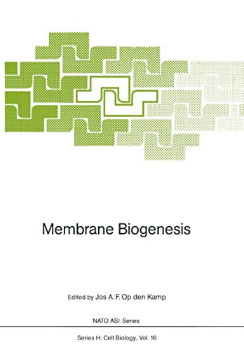 Membrane Biogenesis (Nato ASI Series (closed) / Nato ASI Subseries H: (closed))