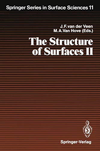 Beispielbild fr The Structure of Surfaces II Proceedings of the 2nd International Conference on the Structure of Surfaces (ICSOS II), Amsterdam, The Netherlands, June 22 25, 1987 zum Verkauf von Buchpark