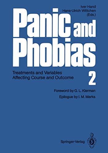 Beispielbild fr Panic and Phobias Ii : Treatments and Variables AffectinG. zum Verkauf von Better World Books
