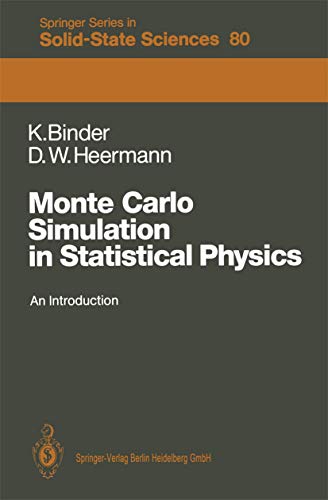 Beispielbild fr Monte Carlo Simulation in Statistical Physics zum Verkauf von Better World Books