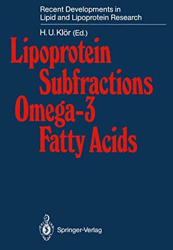 Stock image for Lipoprotein Subfractions Omega-3 Fatty Acids for sale by Chiron Media