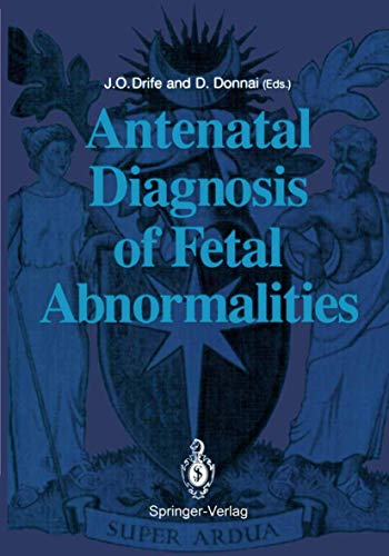 Stock image for Anti Natal Diagnosis of Fetal Abnormalities for sale by Webbooks, Wigtown