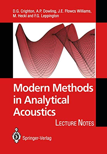 9783540197379: Modern Methods in Analytical Acoustics: Lecture Notes