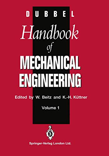 9783540198680: DUBBEL - Handbook of Mechanical Engineering