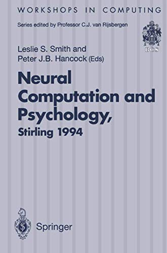 Stock image for Neural Computation and Psychology for sale by Zubal-Books, Since 1961