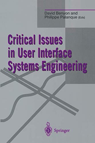 Stock image for Critical Issues in User Interface Systems Engineering (Applied Computing) for sale by Zubal-Books, Since 1961