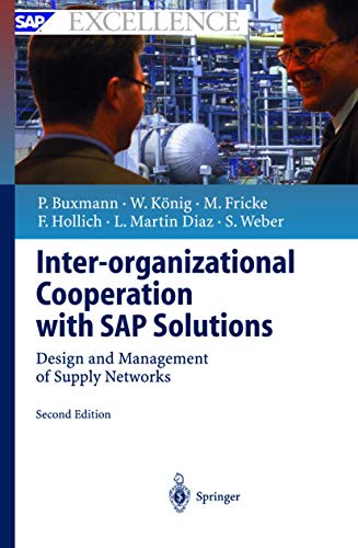 9783540200758: Inter-Organizational Cooperation With Sap Solutions: Design and Management of Supply Networks