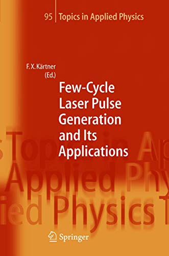 Stock image for Few-cycle Laser Pulse Generation and its Applications for sale by Phatpocket Limited