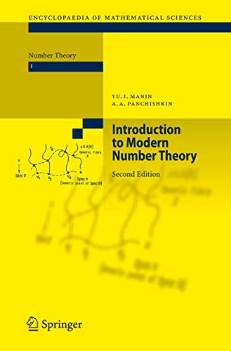 9783540203643: Introduction to Modern Number Theory: Fundamental Problems, Ideas and Theories (Encyclopaedia of Mathematical Sciences, 49)