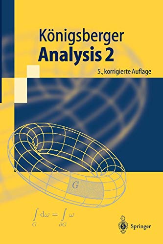 Beispielbild fr Analysis 2 (Springer-Lehrbuch) (German Edition) Konigsberger, Konrad zum Verkauf von online-buch-de