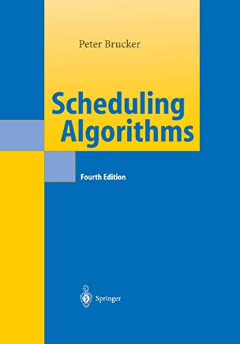 9783540205241: Scheduling Algorithms