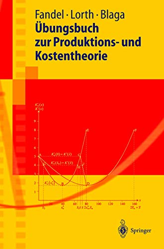 Stock image for bungsbuch zur Produktions- und Kostentheorie (Springer-Lehrbuch) Fandel, Gnter; Lorth, Michael und Blaga, Steffen for sale by Volker Ziesing