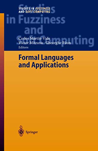 9783540209072: Formal Languages and Applications (Studies in Fuzziness and Soft Computing, 148)