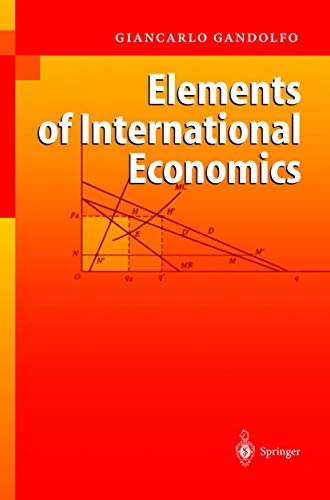 Imagen de archivo de Elements of international economics a la venta por MARCIAL PONS LIBRERO