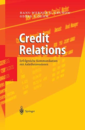 Imagen de archivo de Credit Relations a la venta por Reuseabook