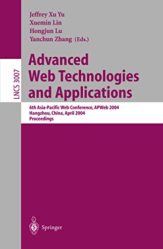 Stock image for Advanced Web Technologies and Applications for sale by GuthrieBooks