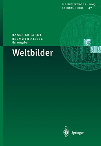 9783540219507: Weltbilder: 47 (Heidelberger Jahrbcher)