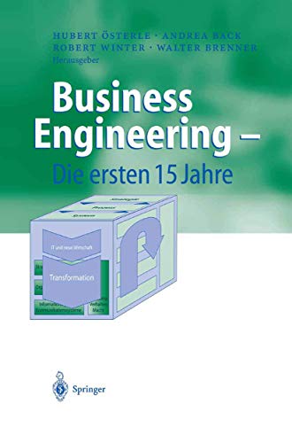 9783540220510: Business Engineering - Die ersten 15 Jahre