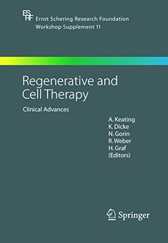 9783540220930: Regenerative and Cell Therapy: Clinical Advances: 11 (Ernst Schering Foundation Symposium Proceedings, 11)