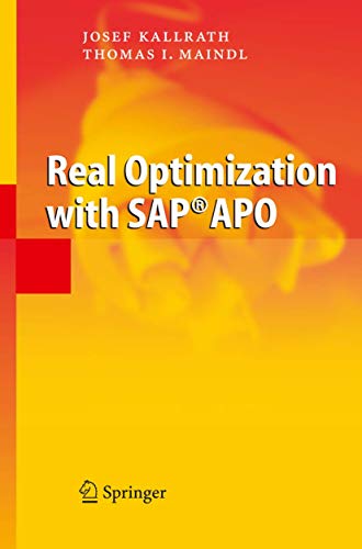 Beispielbild fr Real Optimization with SAP APO zum Verkauf von medimops