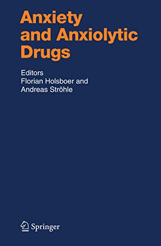 Anxiety And Anxiolytic Drugs (handbook Of Experimental Pharmacology)