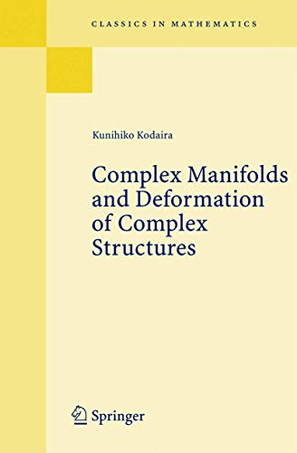 9783540226147: Complex Manifolds And Deformation Of Complex Structures