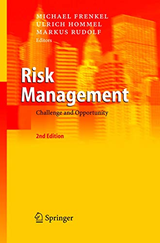 Beispielbild fr Risk Management Challenge and Opportunity zum Verkauf von Buchpark