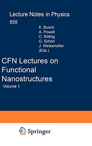 Stock image for CFN Lectures On Functional Nanostructures, Volume 1 for sale by Book Bear