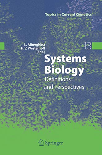 9783540229681: Systems Biology: Definitions and Perspectives (Topics in Current Genetics, 13)