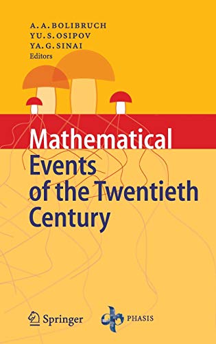 Beispielbild fr Mathematical Events Of The Twentieth Century zum Verkauf von Basi6 International