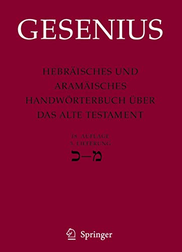 Stock image for Hebraisches Und Aramaisches Handworterbuch Uber Das Alte Testament for sale by Kennys Bookshop and Art Galleries Ltd.