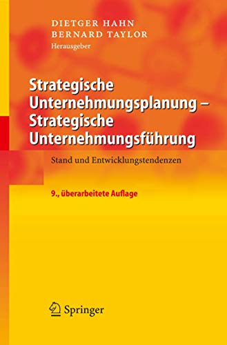 Stock image for Strategische Unternehmungsplanung - strategische Unternehmungsfhrung : Stand und Entwicklungstendenzen for sale by Gebrauchtbcherlogistik  H.J. Lauterbach