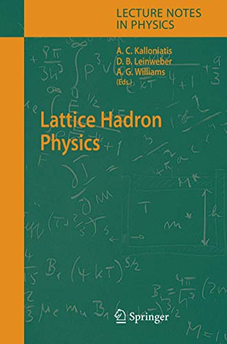 Imagen de archivo de Lattice Hadron Physics. a la venta por Research Ink