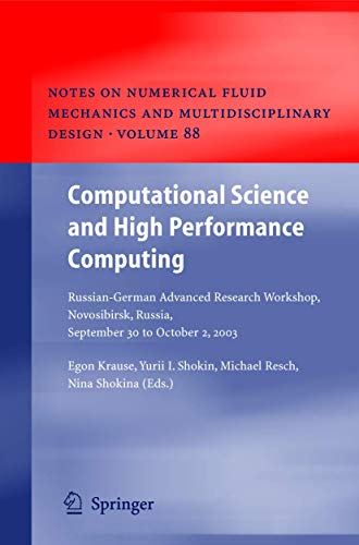 Stock image for Computational Science and High Performance Computing. Russian-German Advanced Research Workshop, Novosibirsk, Russia, September 30 to October 2, 2003. for sale by Universittsbuchhandlung Herta Hold GmbH