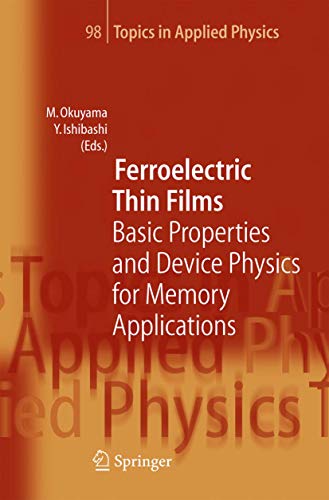 Stock image for Ferroelectric Thin Films for sale by Books Puddle