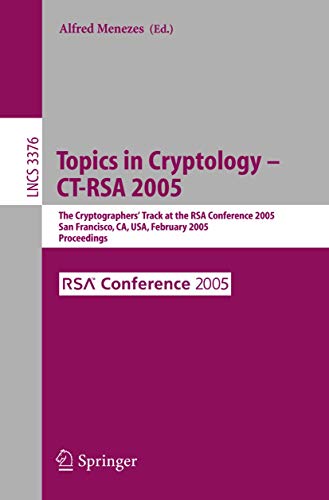 Topics In Cryptology