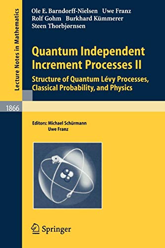 Beispielbild fr Quantum Independent Increment Processes Ii (Pb) zum Verkauf von Romtrade Corp.