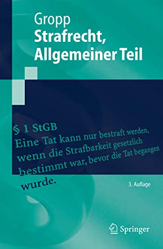 Stock image for Strafrecht Allgemeiner Teil (Springer-Lehrbuch) (German Edition) for sale by medimops