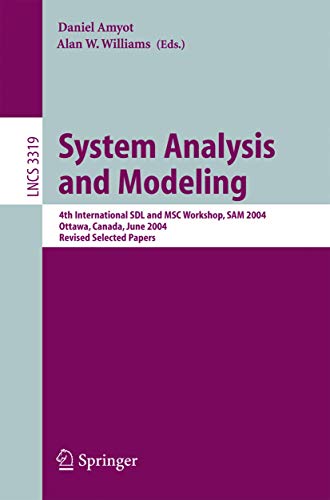 Immagine dell'editore per System Analysis and Modeling: 4th International SDL and MSC Workshop, SAM 200. venduto da MyLibraryMarket