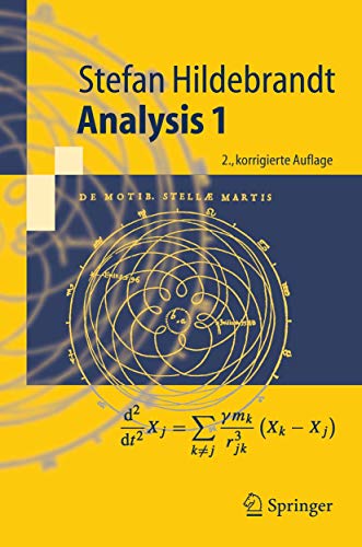 Beispielbild fr Analysis 1 (Springer-Lehrbuch) (German Edition) zum Verkauf von medimops