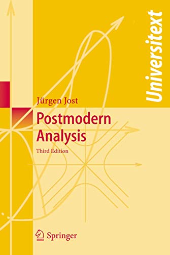 Postmodern Analysis - Jürgen Jost