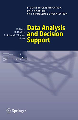 Stock image for Data Analysis and Decision Support (Studies in Classification, Data Analysis, and Knowledge Organization) for sale by Midtown Scholar Bookstore